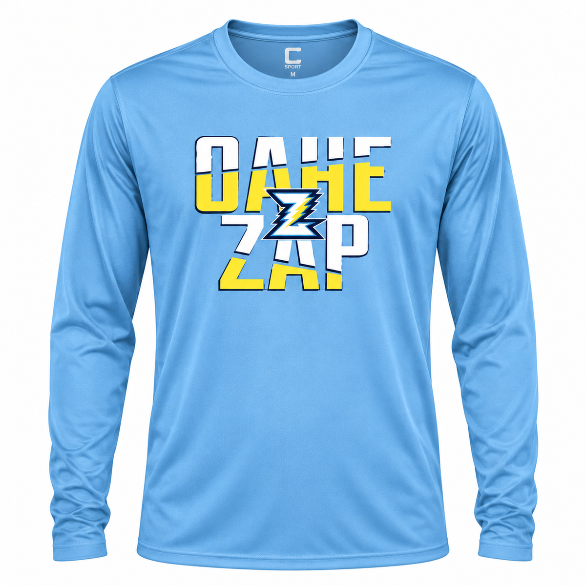 Oahe Zap Baby Blue Performance Longsleves T-Shirts
