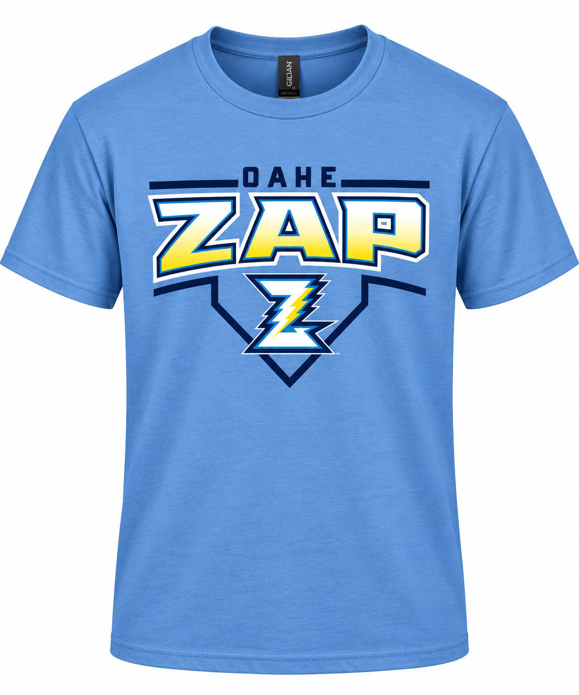 Oahe Zap Baby Blue Youth Shirt