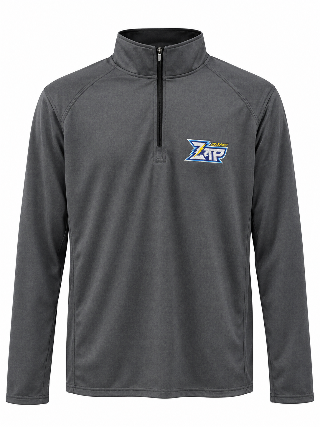 Oahe Zap Grey Quarter Zip Pullover