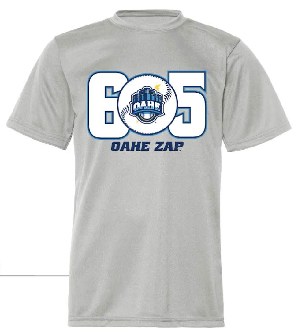 Oahe Zap 605 Area Code Performance T-Shirt